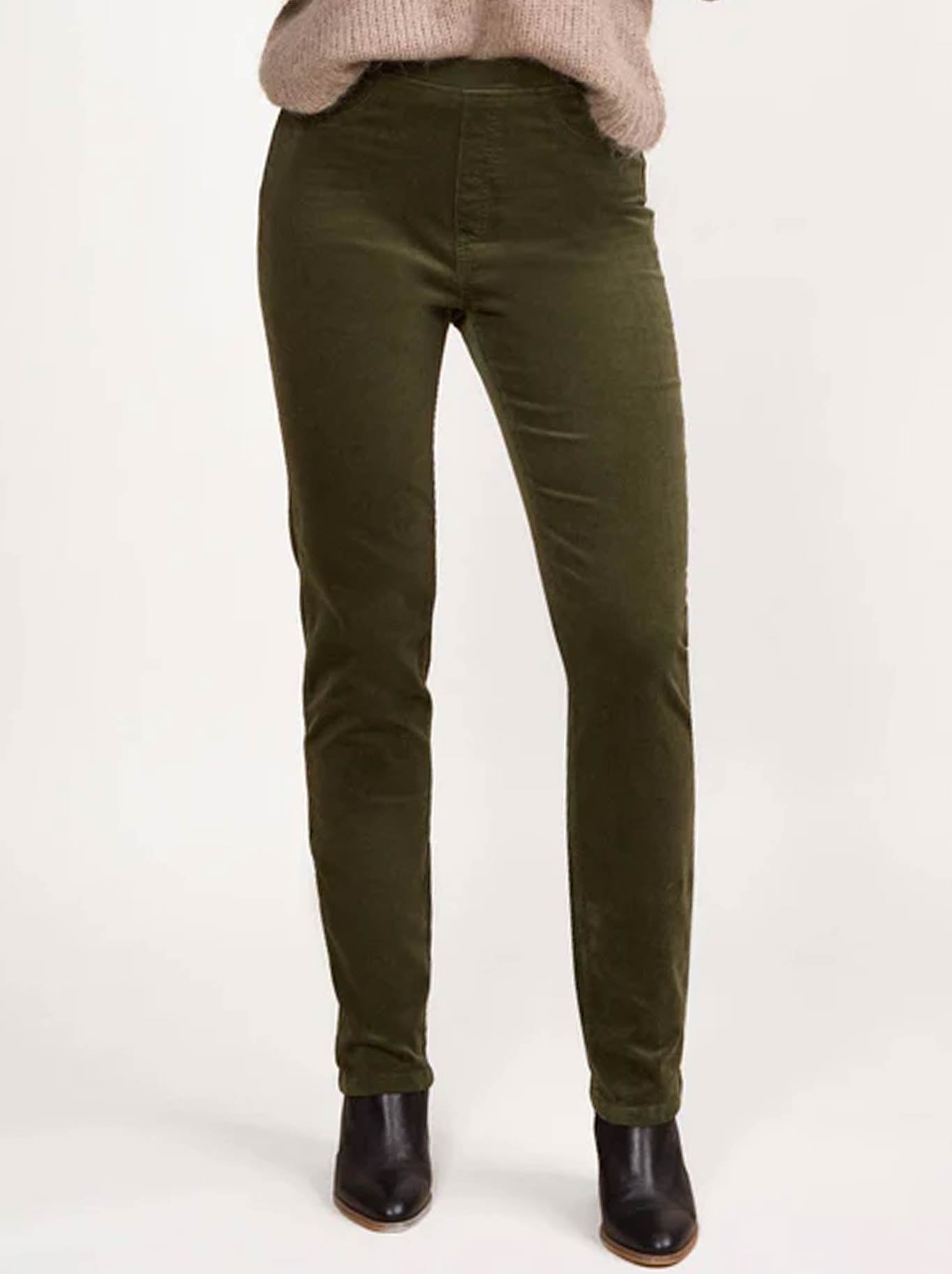 VASSALLI SLIM LEG CORD PULL ON PANT
