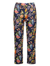 VASSALLI PRINT SLIM LEG 7/8TH PULL ON PANT