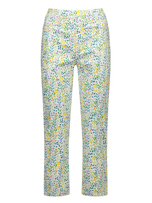 VASSALLI PRINT SLIM LEG 7/8TH PULL ON PANT