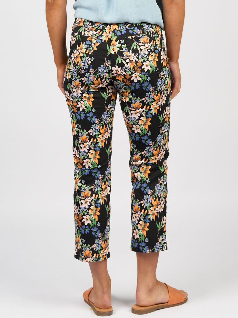 VASSALLI PRINTED 7/8TH PULL ON PANT