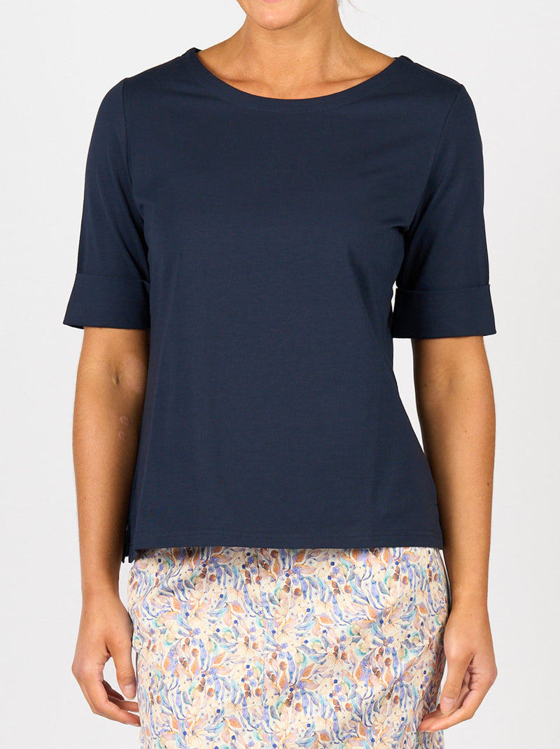 VASSALLI BOAT NECK TEE