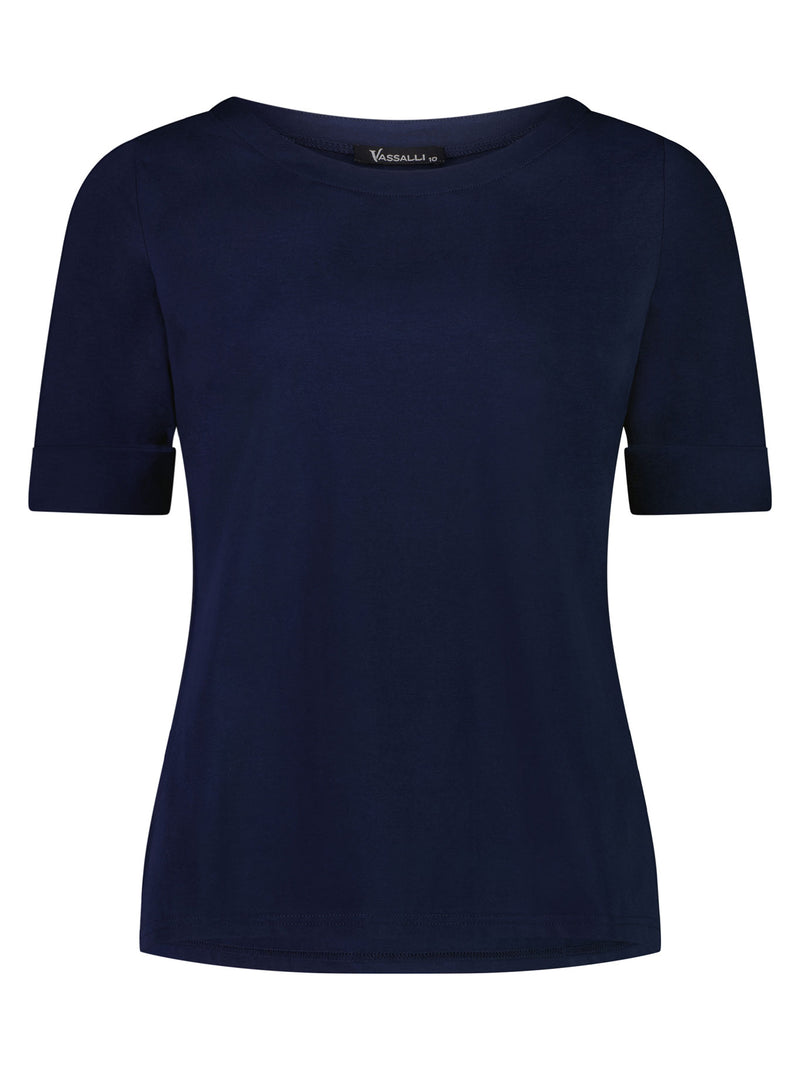 VASSALLI BOAT NECK TEE