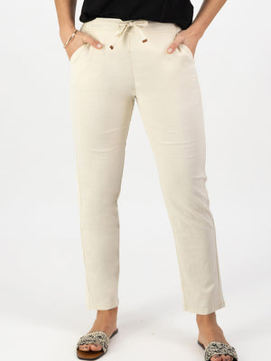 VASSALLI ANKLE GRAZER TIE PANT