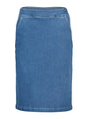 VASSALLI DENIM PULL ON SKIRT