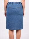 VASSALLI DENIM PULL ON SKIRT