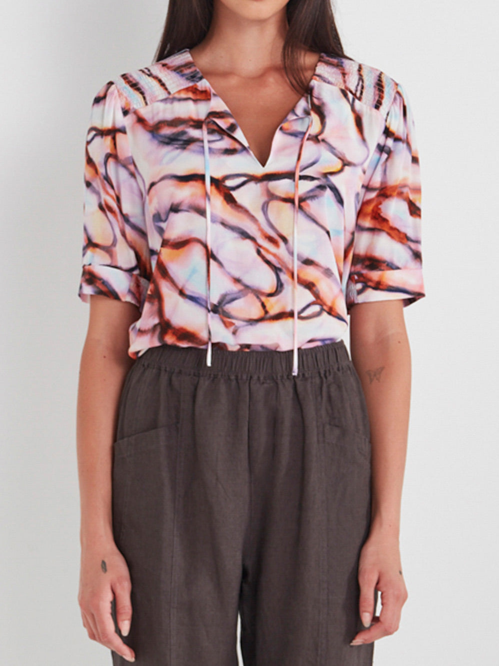 VERGE CELESTE TOP