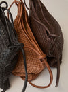 VESTIRSI BELLA WOVEN 2-IN-1 CONVERTIBLE BACKPACK TOTE