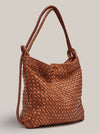 VESTIRSI BELLA WOVEN 2-IN-1 CONVERTIBLE BACKPACK TOTE