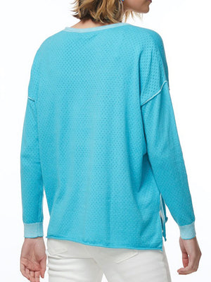 ZAKET & PLOVER PERFORATED KNIT