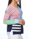 ZAKET & PLOVER COLOUR BLOCK KNIT