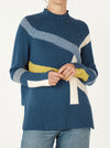 ZAKET & PLOVER ABSTRACT STRIPE KNIT