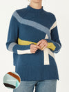 ZAKET & PLOVER ABSTRACT STRIPE KNIT