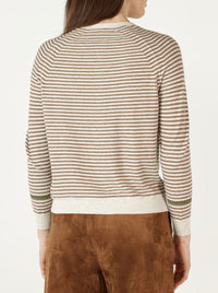 ZAKET & PLOVER ESSENTIAL STRIPE CARDI