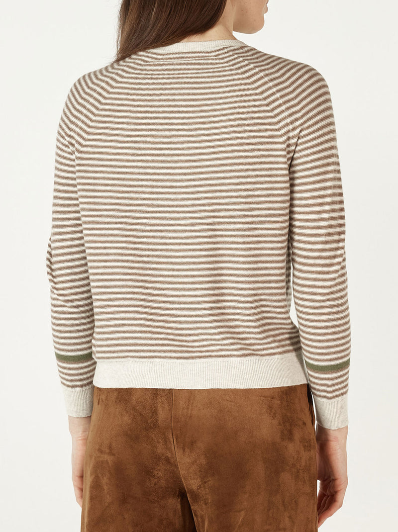 ZAKET & PLOVER ESSENTIAL STRIPE CARDI