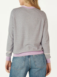 ZAKET & PLOVER ESSENTIAL STRIPE CARDI