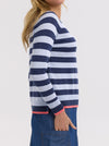 ZAKET & PLOVER ESSENTIAL STRIPE VEE KNIT
