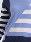 ZAKET & PLOVER HAND WORK INTARSIA JUMPER