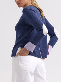ZAKET & PLOVER ELBOW PATCH JUMPER
