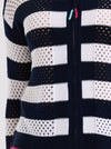 ZAKET & PLOVER POINTELLE ZIP CARDI