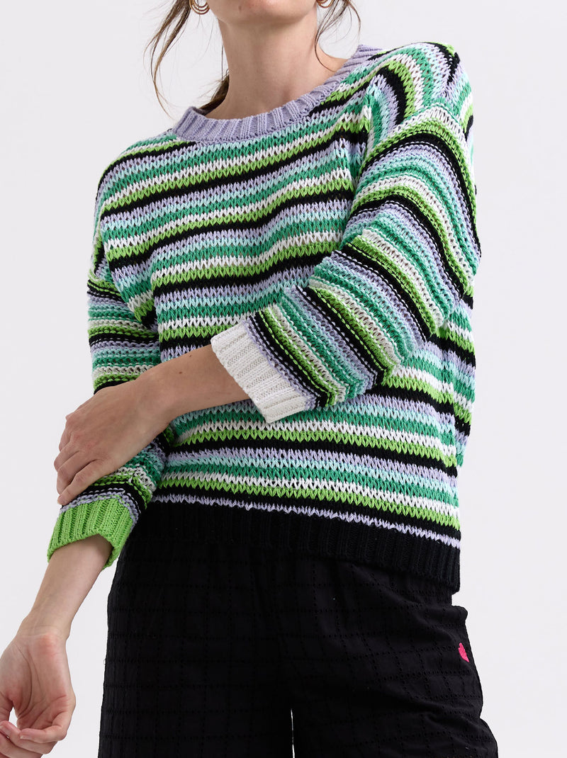 ZAKET & PLOVER CHUNKY STRIPE JUMPER