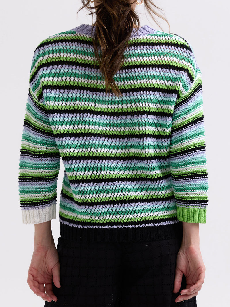 ZAKET & PLOVER CHUNKY STRIPE JUMPER