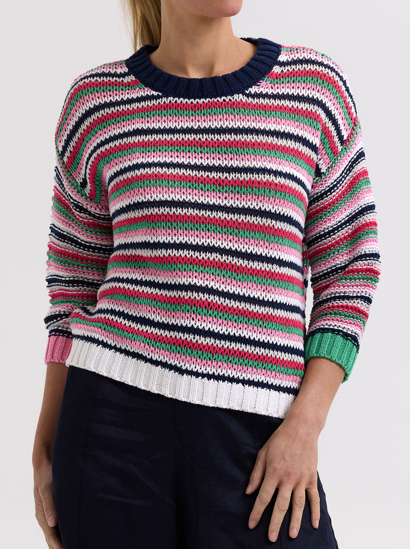 ZAKET & PLOVER CHUNKY STRIPE JUMPER