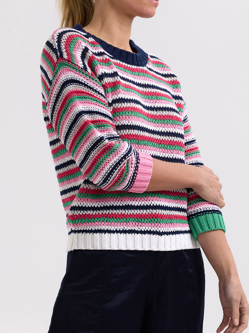 ZAKET & PLOVER CHUNKY STRIPE JUMPER