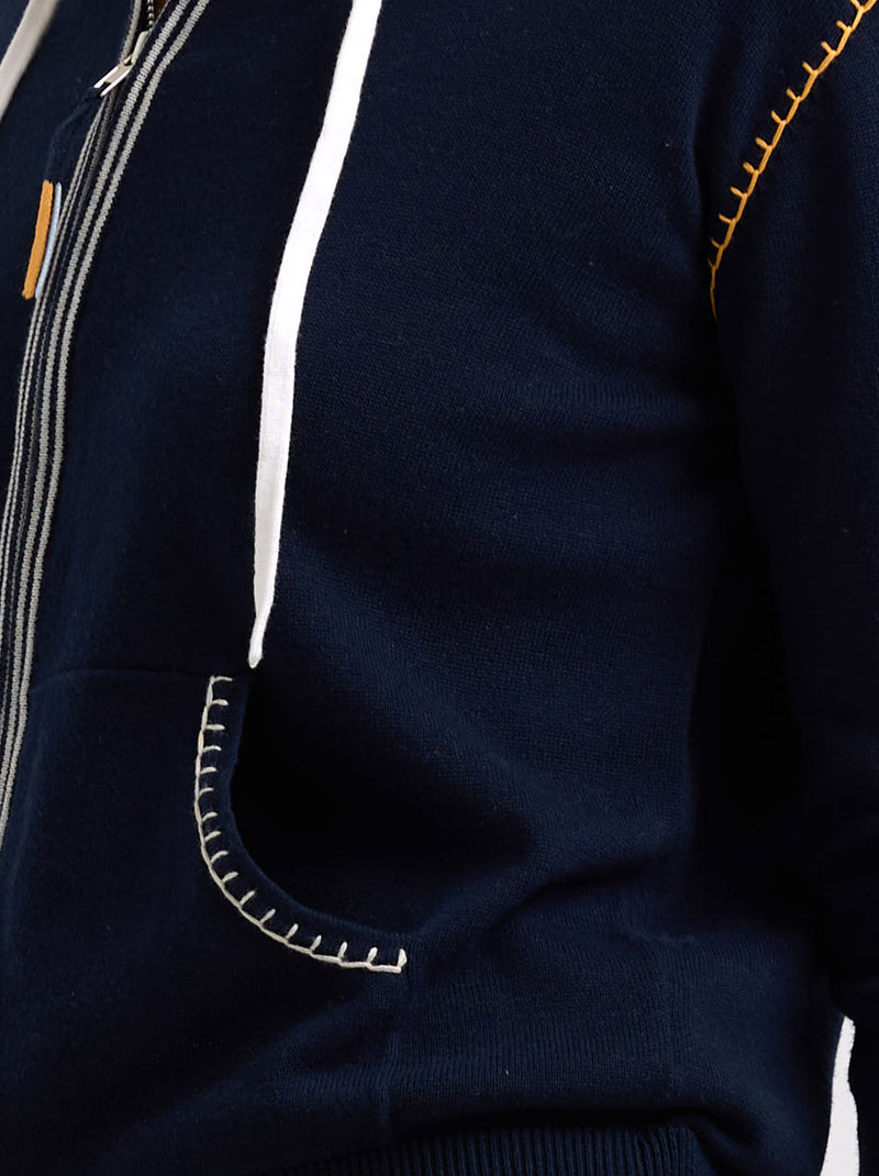 ZAKET & PLOVER HEART EMBROIDERY HOODIE