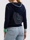 ZAKET & PLOVER HEART EMBROIDERY HOODIE