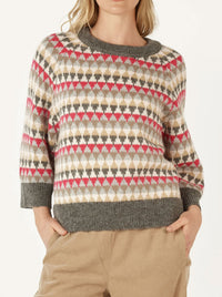 ZAKET & PLOVER MOHAIR FAIRISLE KNIT
