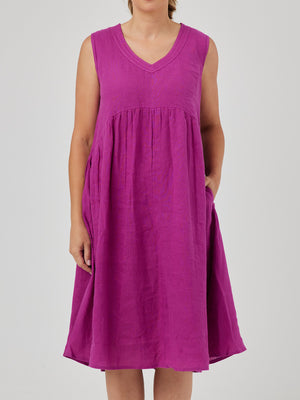CAKE SAVITA LINEN DRESS