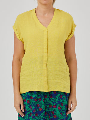 CAKE ZEB LINEN TOP
