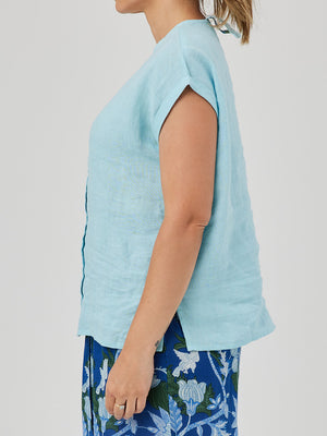 CAKE ZEB LINEN TOP