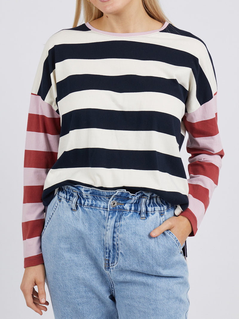ELM JETTA STRIPED TEE