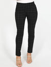 GABRIELLA FRATTINI MITCH BLACK CHECK PANT