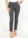 GABRIELLA FRATTINI MITCH TAUPE CHECK PANT