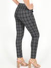 GABRIELLA FRATTINI MITCH TAUPE CHECK PANT