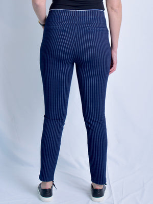 GABRIELLA FRATTINI LUSTRE PINSTRIPE PANT