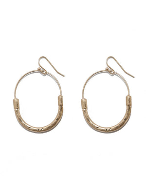 GxG COLLECTIVE MAYA U SHAPED EARRINGS