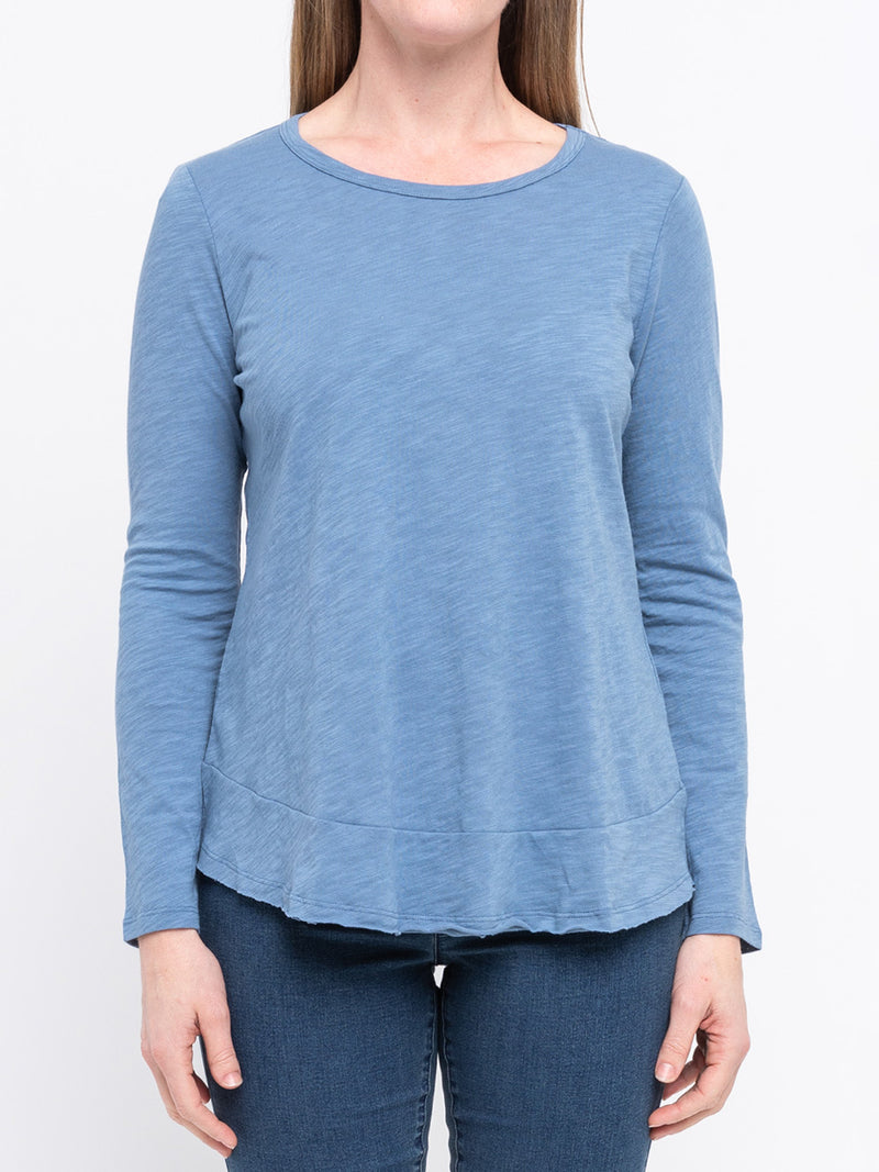 JUMP COTTON LONG SLEEVE TOP