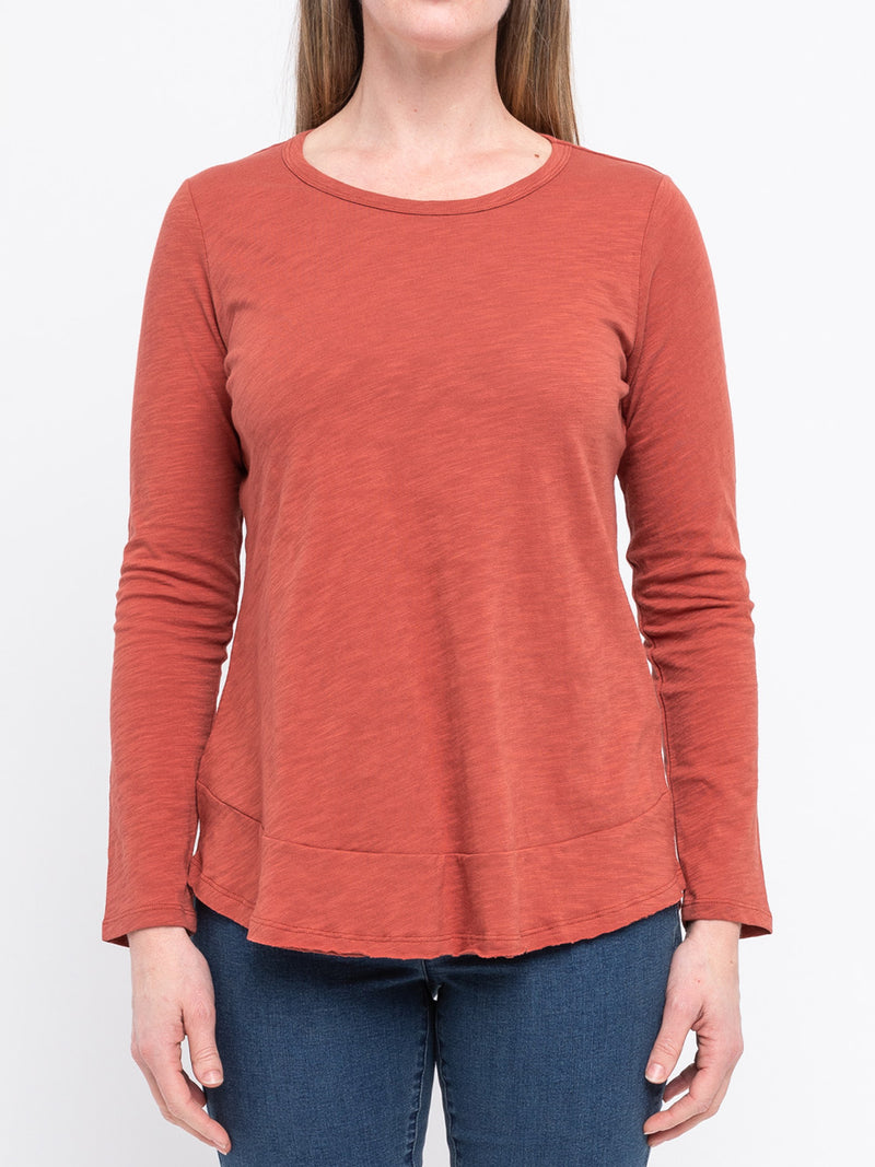 JUMP COTTON LONG SLEEVE TOP