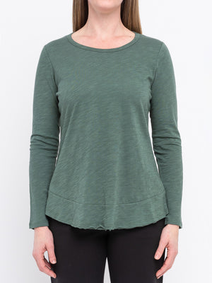 JUMP COTTON LONG SLEEVE TOP