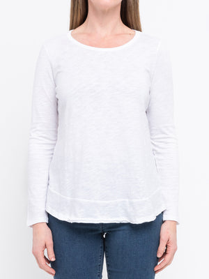JUMP COTTON LONG SLEEVE TOP