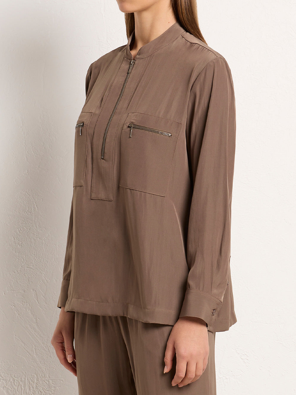 MELA PURDIE MULTI ZIP SHIRT