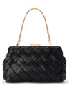 OLGA BERG QUINN WOVEN CLUTCH