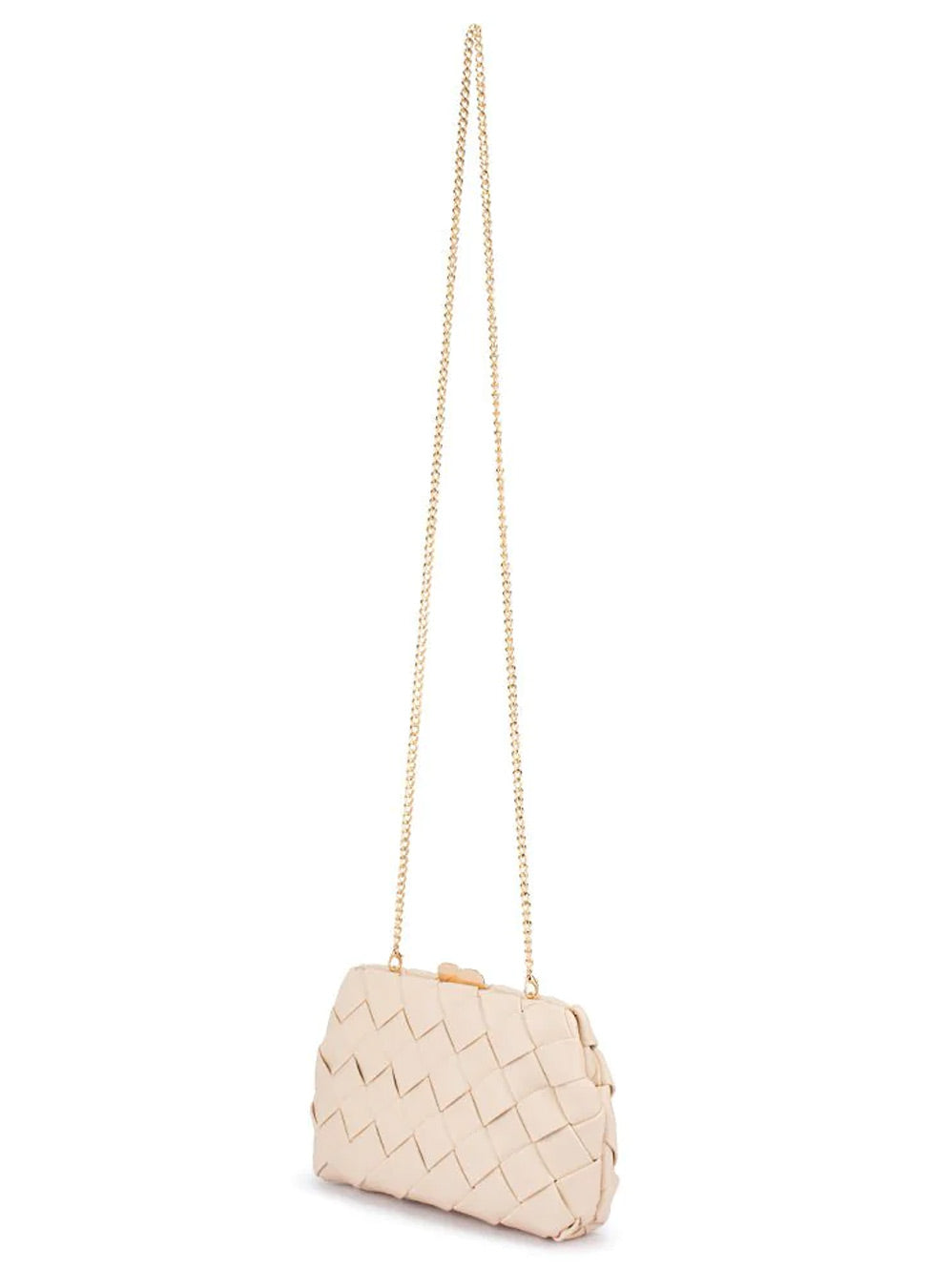 OLGA BERG QUINN WOVEN CLUTCH