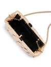 OLGA BERG QUINN WOVEN CLUTCH