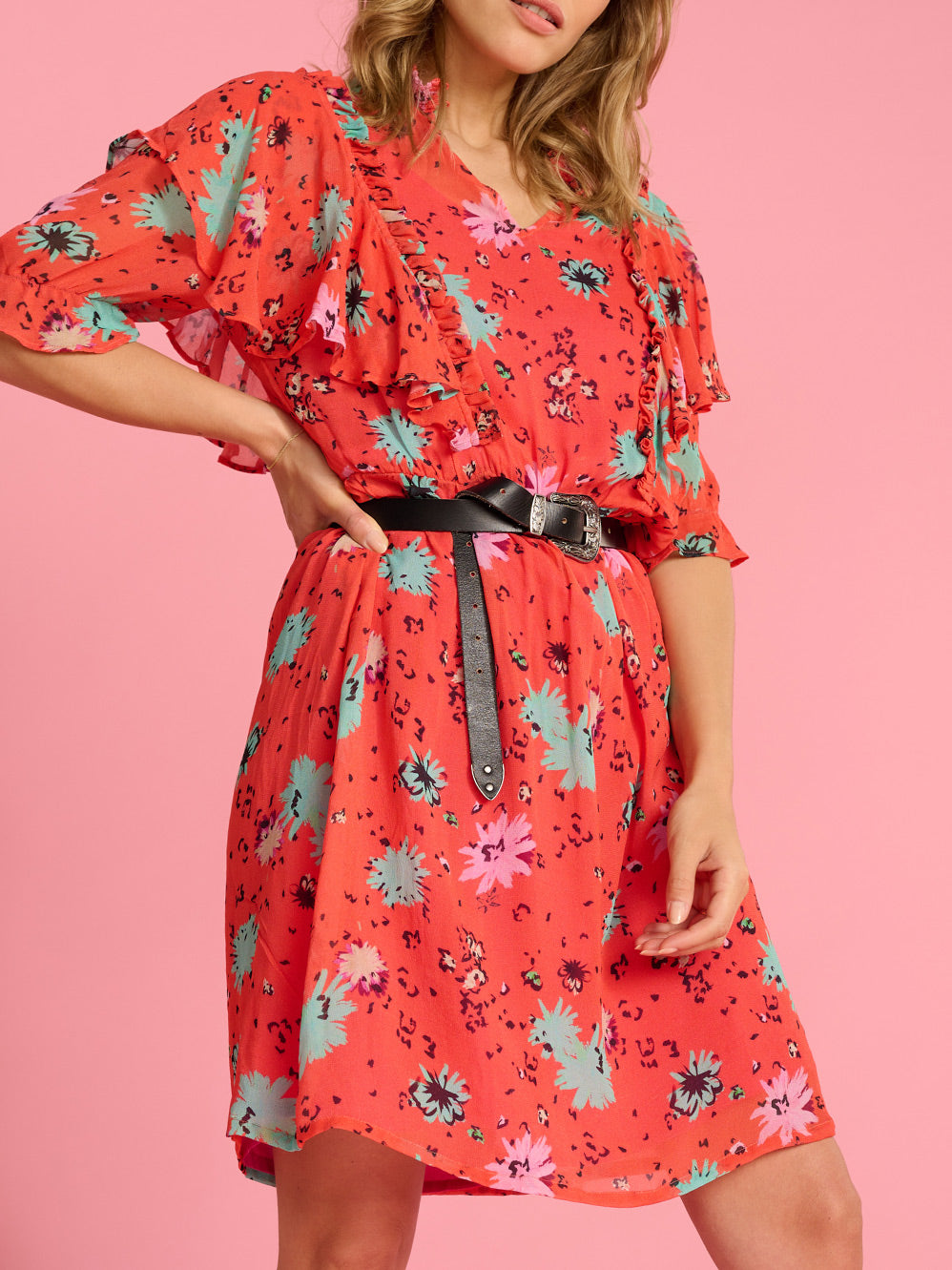 POM FRILL DRESS