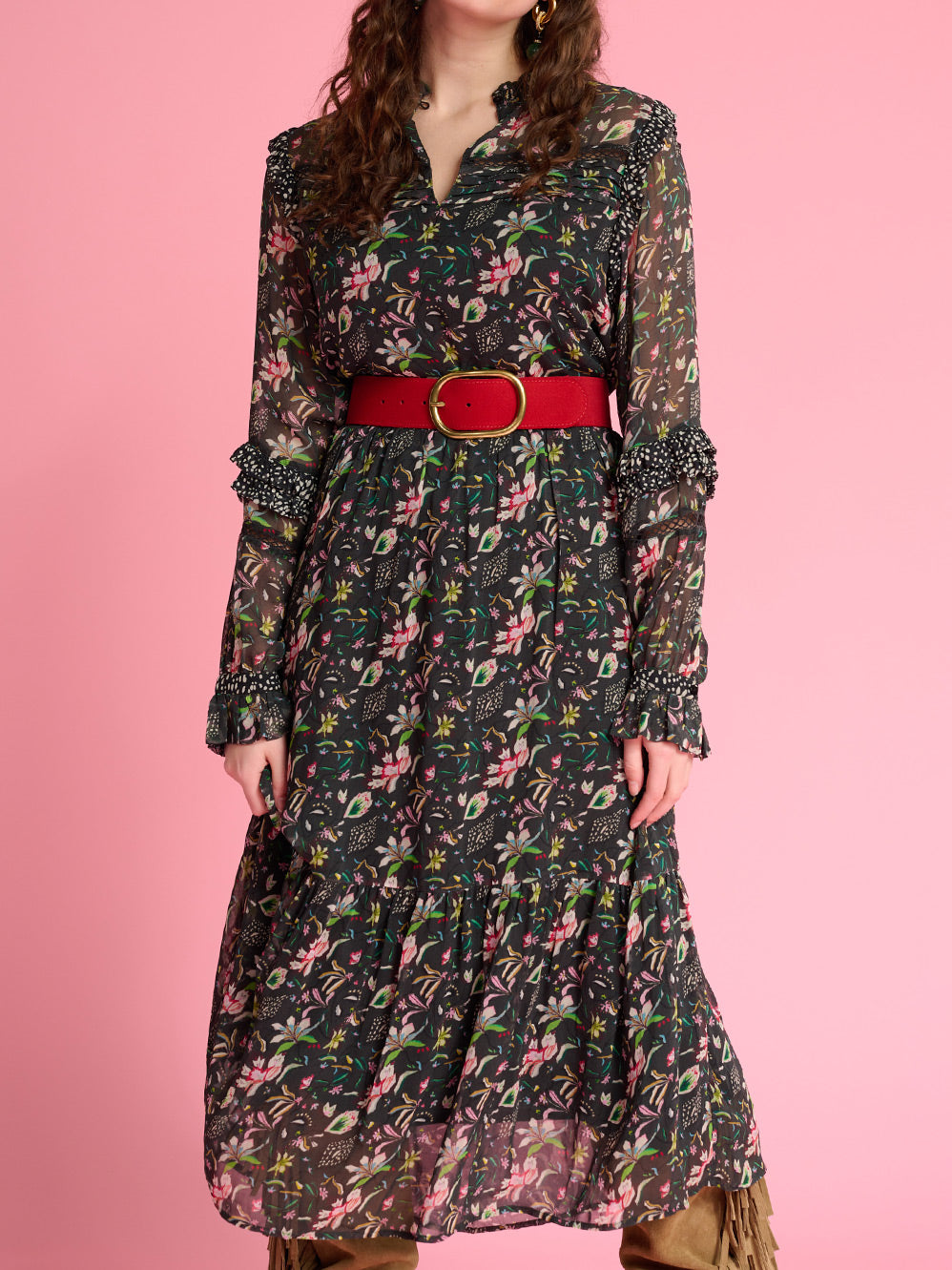 POM FLOWER BLAZE DRESS