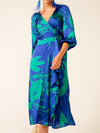 SACHA DRAKE CHRYSANTHEMUM WRAP DRESS